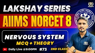 Lakshay Series #73 | The Nervous System: Structure, Function, and Importance | #NORCET8 #CRE #ESIC