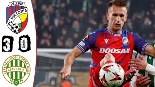 Viktoria Plzeň - Ferencváros 3-0 Hightlights | UEFA Europa League - 2024/2025