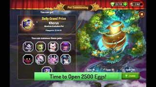 Hero Wars — You Can Now Summon Khorus From Pet Eggs!