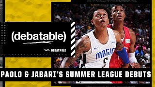 Big deal that Paolo Banchero outshined Jabari Smith Jr. in NBA summer league debut? | (debatable)