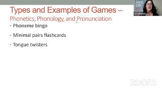 Professional Development Webinar for English Teachers: Games in the Language Classroom