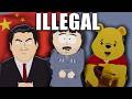 That time China made South Park ILLEGAL...