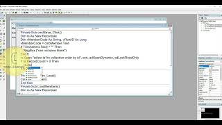 Vb6.0 | NGO Project 'frmCollection - save data' | CodeLearning