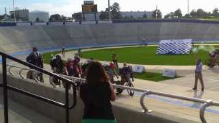 Crash at 2013 Track Nationals | Giordana Velodrome | Rock Hill, South Carolina