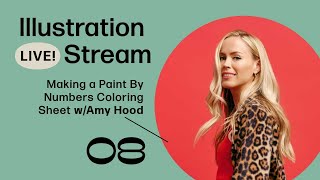 Illustration Livestream with Hoodzpah! Paint by Numbers pt 1