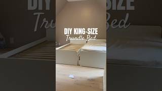 DIY King-Sized Trundle Bed! #ikea #diy #ikeahack #diyproject