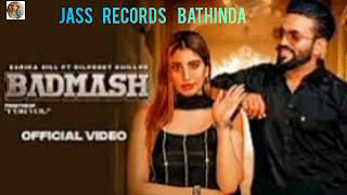 Badmash Song ! Sarika Gill ft Dilpreet Dhillon ! Shree Brar' Desi Crew ! New Punjabi song 2023....
