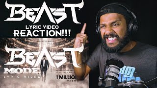 Beast Mode - Official Lyric Video REACTION | Beast | Thalapathy Vijay |Sun Pictures| Nelson| Anirudh