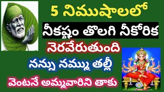 తల్లి ఈ శక్తివంతమైన రోజున అమ్మవారిని తాకునీ కోరిక అనేది 5 నిముషాలలో తీరుతుంది