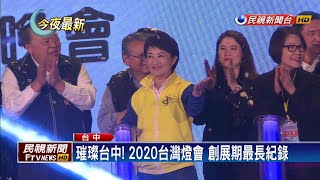 璀璨台中! 2020台灣燈會副展區開燈起跑－民視新聞