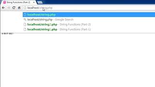 PHP & MySQL Tutorial 9 Strings Part 3 YouTube