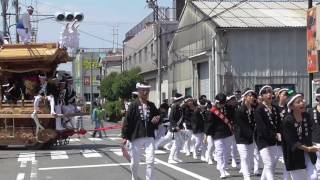 2016大阪市平野区だんじり祭り　正覚寺、試験曳き⑤（平成28年6月26日）