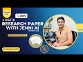 Write research paper with Jenni AI | Write, cite, and edit Research | Lec 432 | Dr. Muhammad Naveed