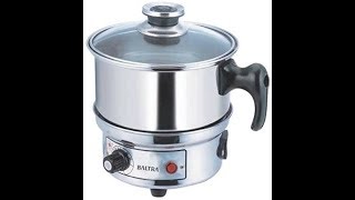 Baltra Glare BTC   101 Travel Cooker  0 5 L, Silver