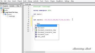 049 For Each Loop Range Based For Loop CPP Programming Video Tutorial