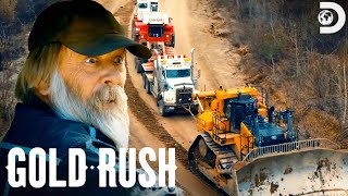 100-Ton Crane Is Stuck on the Hill! | Gold Rush