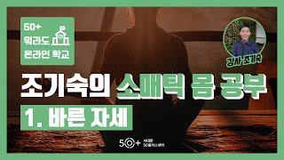 50+ 뭐라도 온라인 학교 : 조기숙의 소매틱 몸 공부 1강_바른 자세