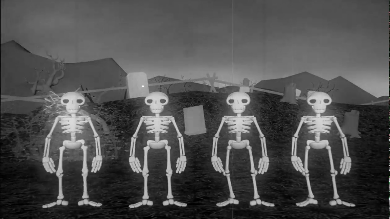 The Skeleton Dance 3d (Silly Symphony) - YouTube