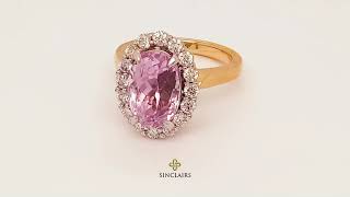 Pink Kunzite Ring