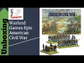 Unboxing  Warlord Games Epic American Civil War