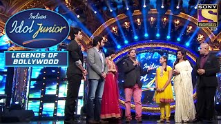 इस Contestant की Wonderful Singing के बाद आये सब Stage पे | Indian Idol Junior | Legend Of Bollywood