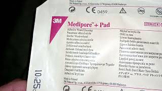 i 3M Пластырь медицинский для ран Стерильный 10х25cm Medical plaster Sterile Украина Ukraine 202206