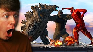Reacting to if TITAN COLOSSAL was in GODZILLA vs KONG