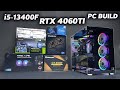 intel i5 13400f with RTX 4060ti Gaming pc Build