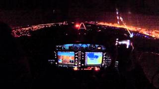 DA-42 ESMA Night VFR Flight LFMT-LFML