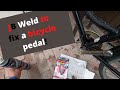 How to fix a bicycle pedal using JB weld. (FAILED)