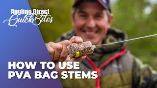 How To Use PVA Bag Stems - Carp Fishing Quickbite