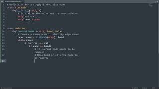 Leetcode 203. Remove Linked List Elements in Python | Python Leetcode | Python Coding Tutorial