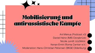 Podium: Mobilisierung und antirassistische Kämpfe