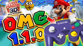 OMG! GameCube Controller Now Works in Mario Sunshine | 3D All-Stars 1.1.0 Update Tour! (+Inverted)