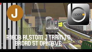 R160B Alstom J Train To Broad St (via Nassau EXP) OpenBVE