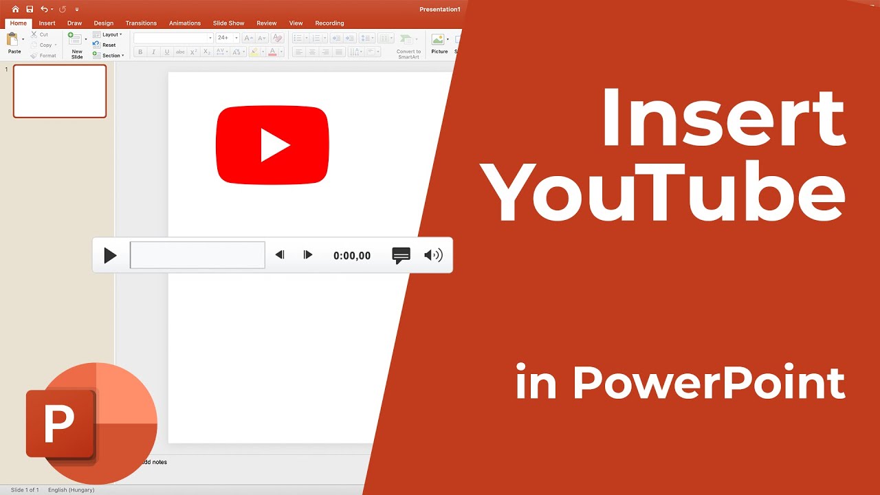 How To Insert YouTube Video In PowerPoint - YouTube