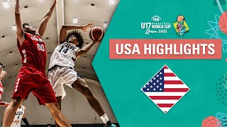 🇺🇸 USA Extended Highlights vs LBN - #FIBAU17 Basketball World Cup