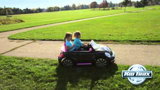 Kid Trax 12-Volt Volkswagen Beetle Convertible Ride-on Toy Car