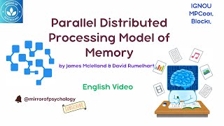 Parallel Distributed Processing Model of Memory ||Information Processing|| English Video #psychology
