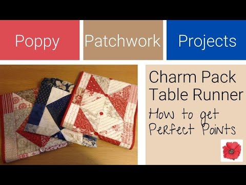 Charm Pack Table Runner Quilt Tutorial Youtube