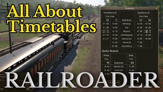 Railroader Timetable Feature Overview - Experimental Branch