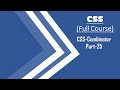 25.CSS-Combinators||Part-25||Step by Step CSS Tutorials..