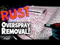 Rust Overspray Removal On White Paint! Exterior Detail #detailingtips #exteriordetailing