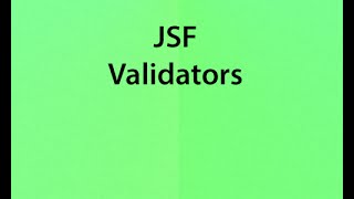 v36 JSF validators