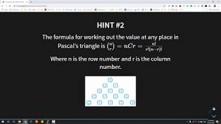 How to print pascal triangle using recursion function in C - Week 8 - Task 41 - by Prof. Shiburaj