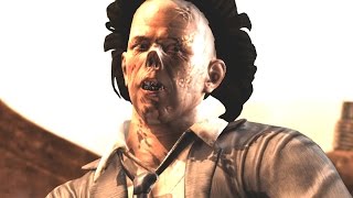 Mortal Kombat XL - LeatherFace Unmasked / No Mask Intro, X Ray, Victory Pose, Fatalities