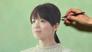 【油絵-タイムラプス】女性の肖像　Oil Painting - TimeLapse｜Female Portrait