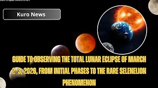 March 2–3, 2026 Total Lunar Eclipse: A Guide from First Contact to the Rare Selenelion