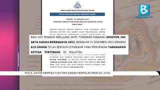 Polis Johor rampas 5.08 tan dadah bernilai RM35.83 juta