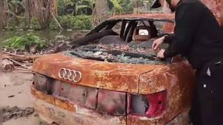 Full restoration1980s Audi Q8 car abandoned for 30 years | Car restoration | restoration videos